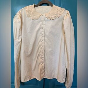 Vintage Ivory Laura Ashley Blouse
